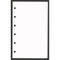 AGM Agenda Moderne Recharge Format 13 124x80 Feuilles Blanc Unies