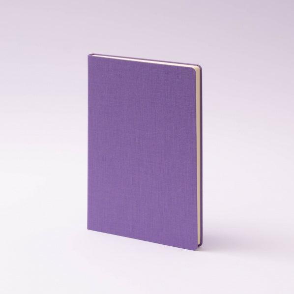 BDK Leinen Carnet-Carnet-Bindewerk-A5-Lilas-Pointillé-Papeterie du Dôme