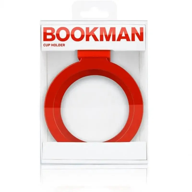 BKMN Cup Holder-Porte Gobelet-Bookman-Rouge-Papeterie du Dôme