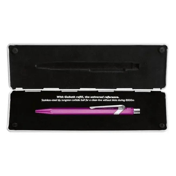CA 849 Pop Line Metal-X Stylo Bille avec Étui-Stylo Bille-Caran d'Ache-Papeterie du Dôme
