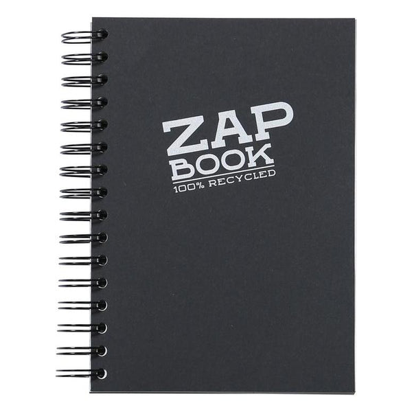 CLT Carnet Zap Book A5 Spirale-Carnet-Clairefontaine-Noir-Papeterie du Dôme
