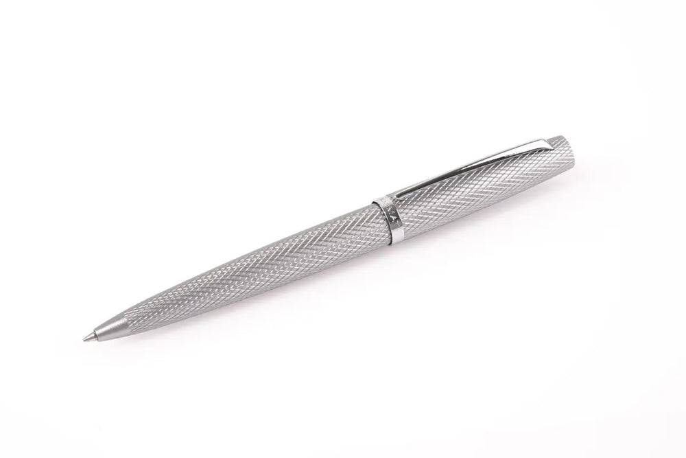 DPM Viper Argent Guilloché Stylo Bille-Stylo Bille-Diplomat-Papeterie du Dôme