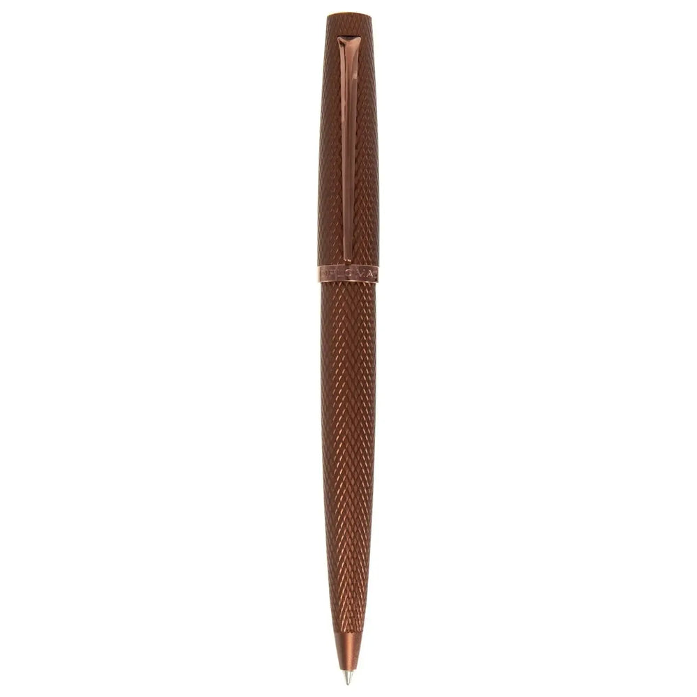 DPM Viper Marron Guilloché Stylo Bille-Stylo Bille-Diplomat-Papeterie du Dôme