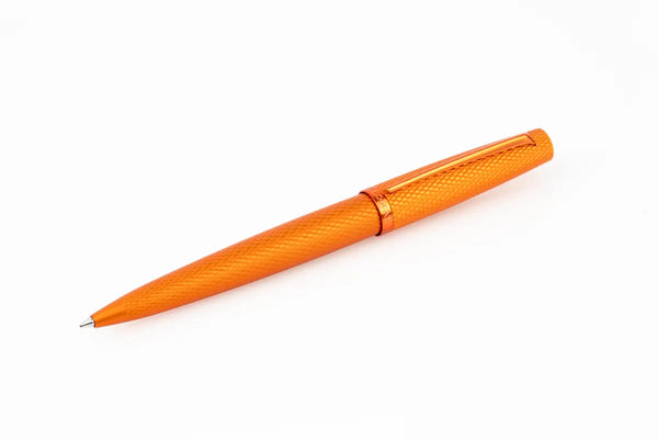 DPM Viper Orange Guilloché Stylo Bille-Stylo Bille-Diplomat-Papeterie du Dôme
