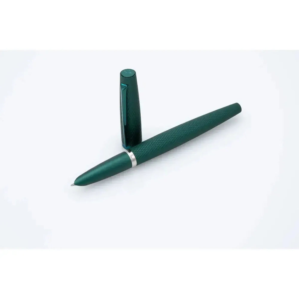 DPM Viper Vert Guilloché Stylo Plume-Stylo Plume-Diplomat-Papeterie du Dôme