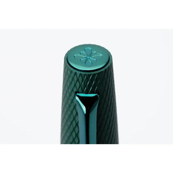DPM Viper Vert Guilloché Stylo Plume-Stylo Plume-Diplomat-Papeterie du Dôme
