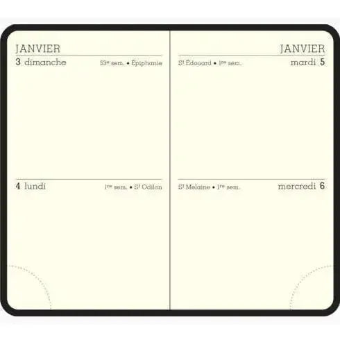 EXA Agenda Winner 2J/P 65x105 Fermeture-Agenda-Exacompta-Papeterie du Dôme