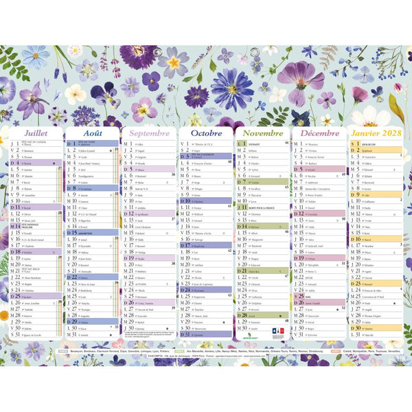 EXA Calendrier Illustré 43x33-Calendrier-Exacompta-Papeterie du Dôme