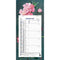 EXA Calendrier Mensuel Fleurs Feuillets Détachables 19x41