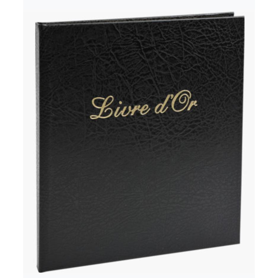 EXA Livre d'Or Balacron-Livre d'Or-Exacompta-27X22-Noir-Papeterie du Dôme