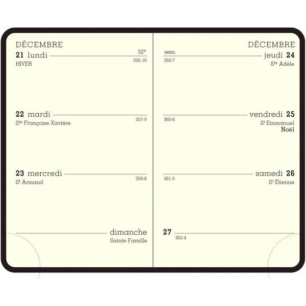 EXA Recharge Agenda Semainier 7.5x11.5-Recharge Agenda-Exacompta-2027-Papeterie du Dôme