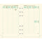 EXA Recharge Exatime 17 Semainier Verticale Ivoire