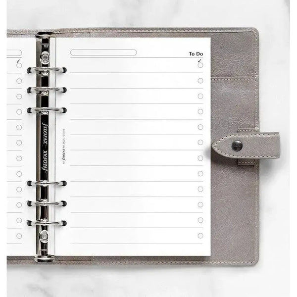 FFX A5 Accessoire Feuilles To Do-Recharge-Filofax-Papeterie du Dôme