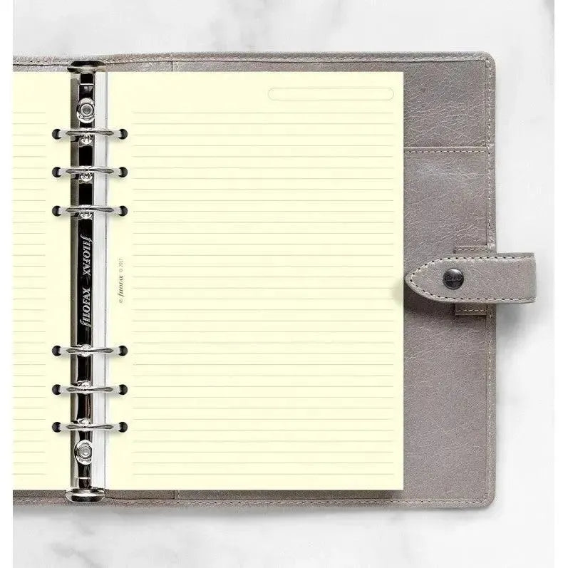 FFX A5 Accessoire Feuilles lignées crème x25-Recharge-Filofax-Papeterie du Dôme