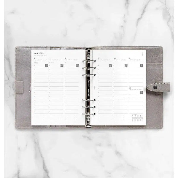 FFX A5 Agenda Semaine/2 Pages Verticale Minimal-Recharge Agenda-Filofax-Papeterie du Dôme