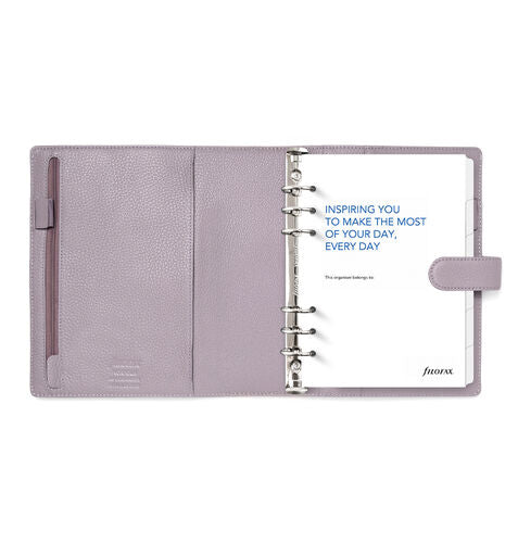 FFX A5 Organiseur Norfolk Anneaux Standard-Organiseur A5-Filofax-Lavande-Papeterie du Dôme