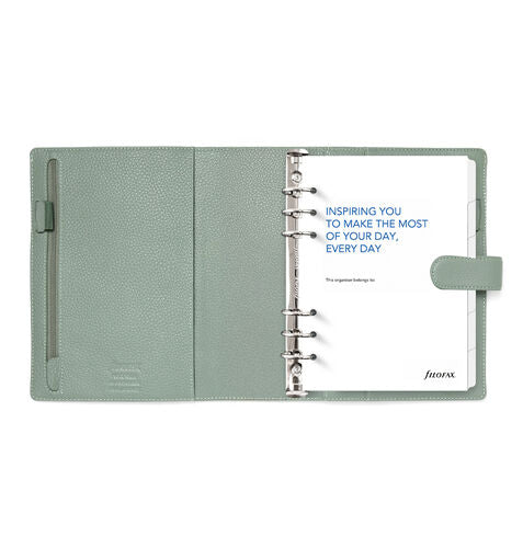 FFX A5 Organiseur Norfolk Anneaux Standard-Organiseur A5-Filofax-Sauge-Papeterie du Dôme