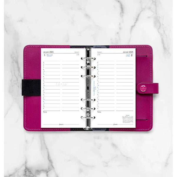 FFX Personal Agenda Jour par Page - français-Recharge Agenda-Filofax-Papeterie du Dôme