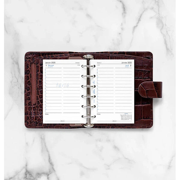 FFX Pocket Agenda 1 jour/page-Recharge-Filofax-Papeterie du Dôme