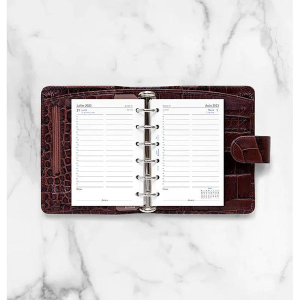 FFX Pocket Agenda Août à Septembre 1Jour/Page-Recharge Agenda-Filofax-Papeterie du Dôme