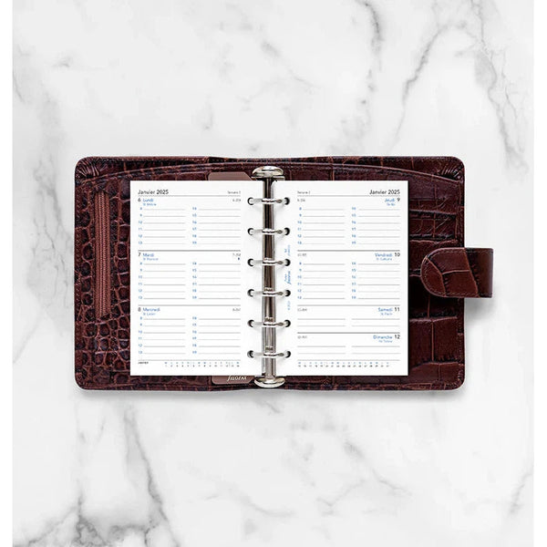FFX Pocket Agenda Semaine/2Pages FR-Recharge-Filofax-Papeterie du Dôme
