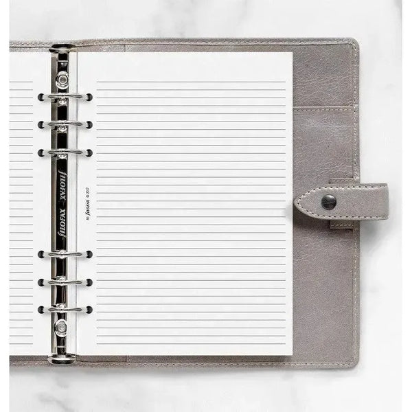 FFX Recharge A5 Feuilles Lignées Blanches-Recharge-Filofax-Papeterie du Dôme