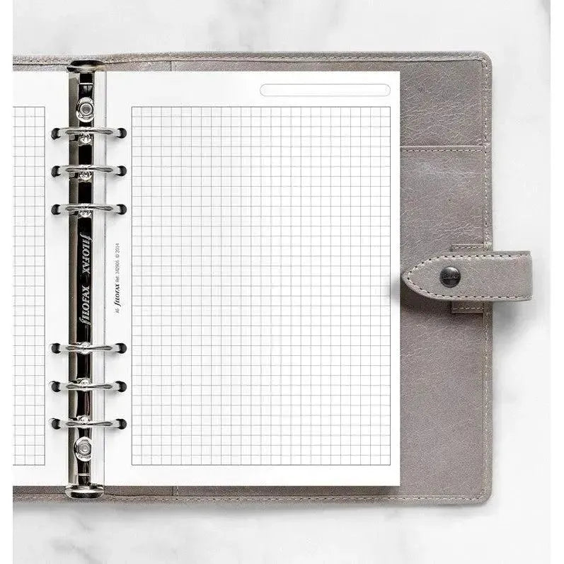 FFX Recharge A5 Feuilles Quadrillées-Recharge-Filofax-Papeterie du Dôme