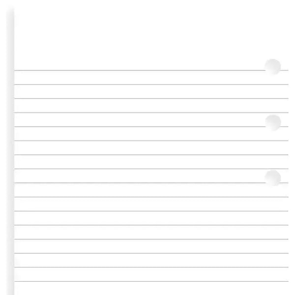 FFX Recharge Pocket Feuilles Lignées-Autres Recharges Agenda-Filofax-Blanches-Papeterie du Dôme
