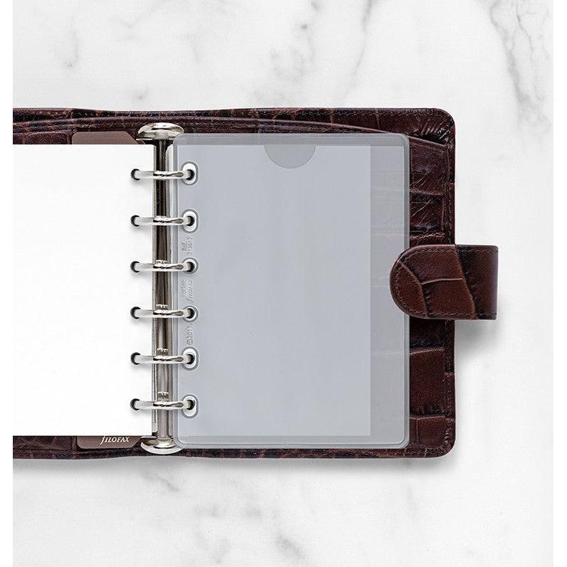 FFX Recharge Pocket Pochette Transaparente ouverture par le haut-Accessoire-Filofax-Papeterie du Dôme