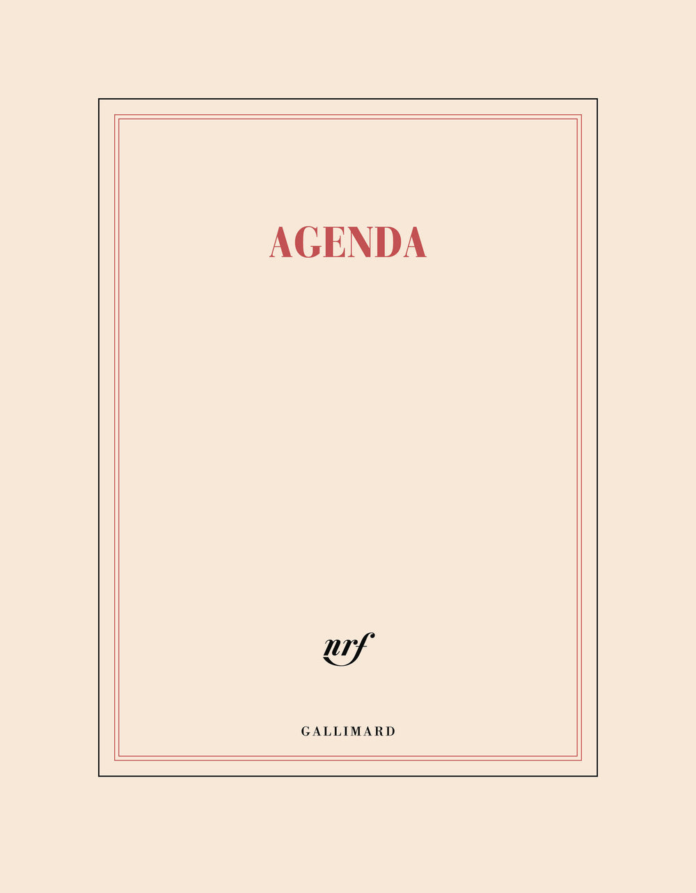 GLMR Agenda Littéraire Grand 16 Mois-Agenda-Gallimard-2026-2027-Papeterie du Dôme