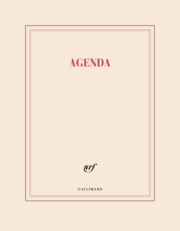 GLMR Agenda Littéraire Grand 16 Mois-Agenda-Gallimard-2026-2027-Papeterie du Dôme