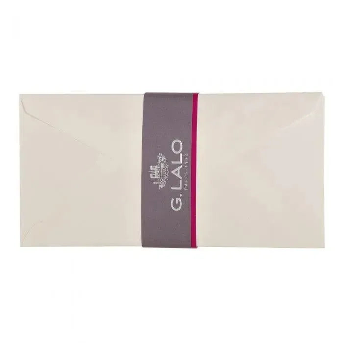 LALO Toile Impériale 20 Enveloppes DL Gommées-Enveloppes-Lalo-Papeterie du Dôme