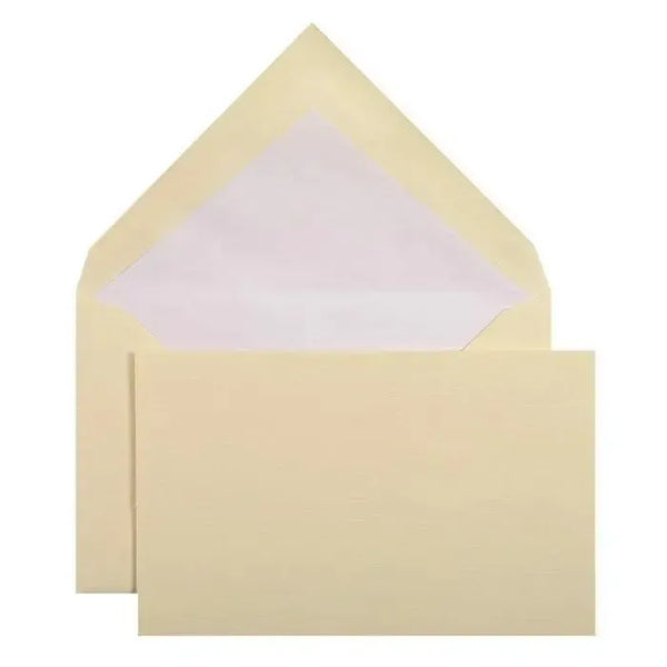 LALO Vergé 10 Cartes avec Enveloppes 85x135 Gommées-Correspondance-Lalo-Ivoire-Papeterie du Dôme