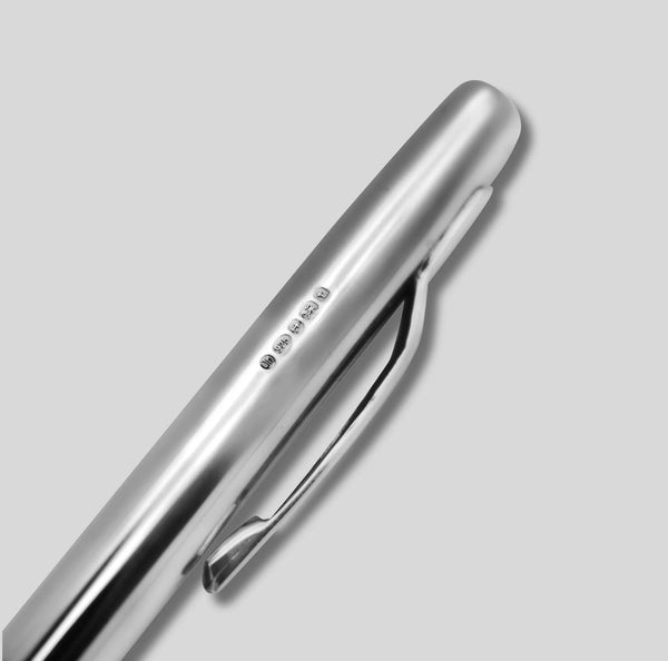 LSM Stylo Bille Regent Argent 925-Stylo-Leathersmith of London-Papeterie du Dôme