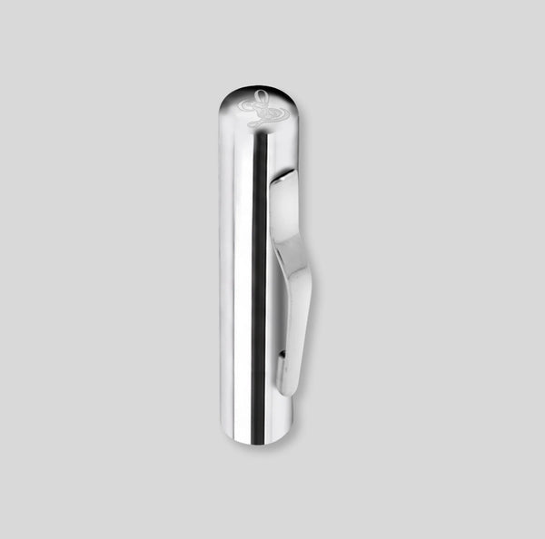 LSM Stylo Roller Chelsea Argent 925 Finition Unie-Stylo-Leathersmith of London-Papeterie du Dôme
