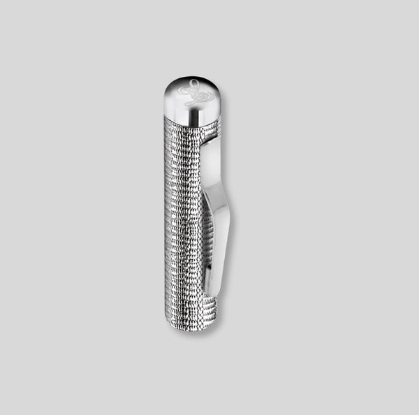 LSM Stylo Roller Chelsea Argent 925 Grain d'Orge-Stylo-Leathersmith of London-Papeterie du Dôme