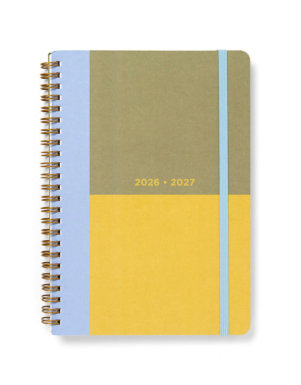 Letts Agenda Colour Block A5 Journalier Académique-Agenda-Letts-2026-2027-Lime-Papeterie du Dôme