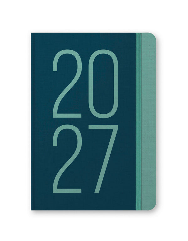 Letts Agenda Essence A5 Semainier Vertical-Agenda-Letts-2027-Teal-Papeterie du Dôme