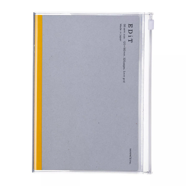 MARK'S EDiT Carnet B6 Pochette-Carnet-Mark's-Transparent-Papeterie du Dôme
