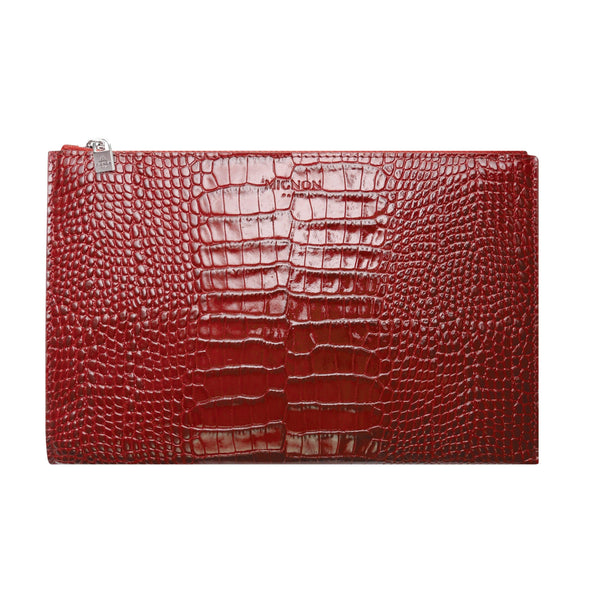 MGN Pochette Zippée Savannah-Pochette-Mignon-Rouge-Papeterie du Dôme