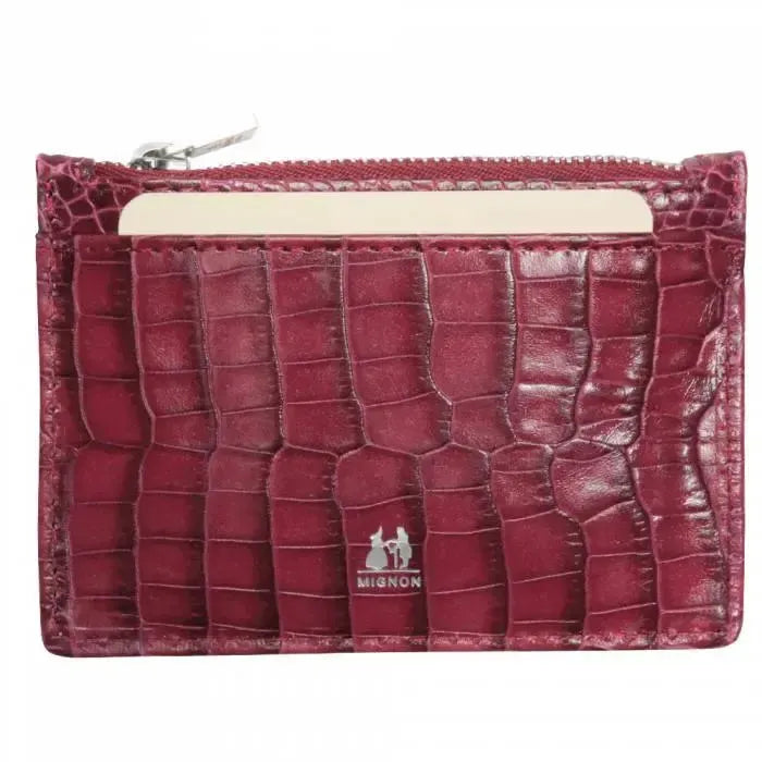 MGN Porte cartes Mini Smoking Savannah-Mignon-Fuchsia-Papeterie du Dôme