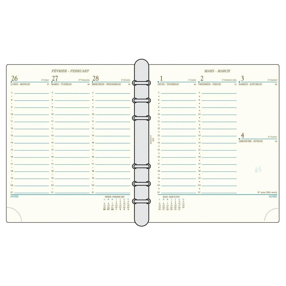 MGN Recharge Agenda AK17R Sem/2 P-Recharge Agenda-Mignon-Papeterie du Dôme