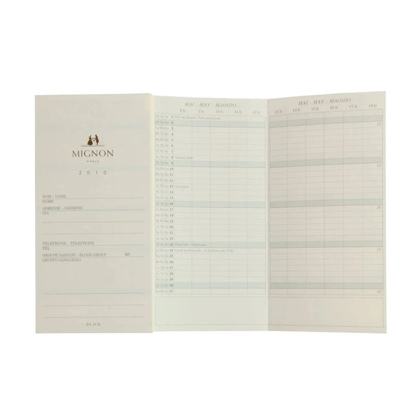 MGN Recharge Agenda PA16R Planning avec Atlas et Répertoire-Recharge Agenda-Mignon-Papeterie du Dôme
