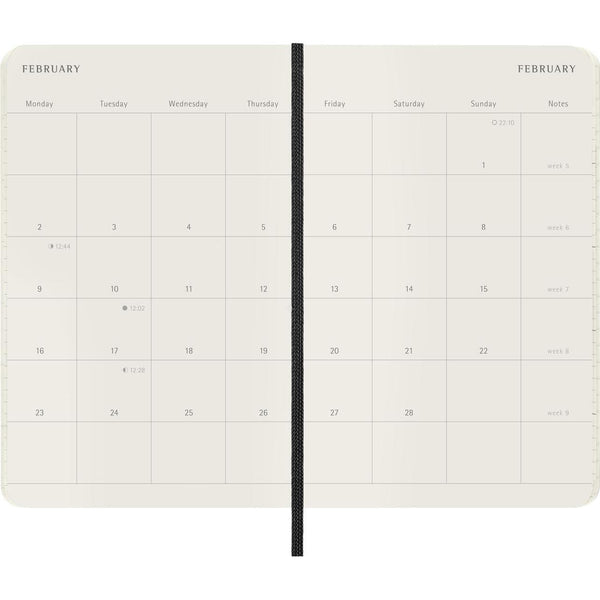 MSK Agenda Mensuel Souple 12 mois-Agenda-Moleskine-Papeterie du Dôme