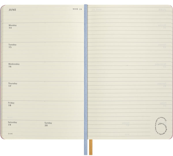 MSK Agenda Semainier & Carnet Alice au Pays des Merveilles Rigide 12 mois-Agenda-Moleskine-Papeterie du Dôme