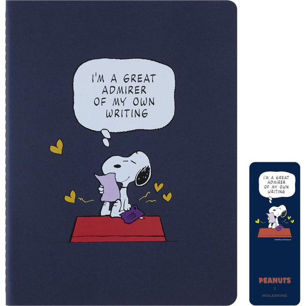 MSK Cahier Peanuts XL-Cahier-Moleskine-Marine-Papeterie du Dôme