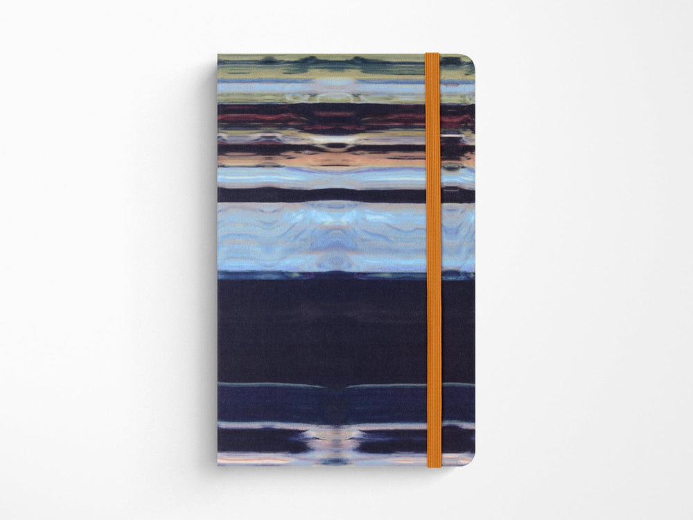 MSK Carnet Impressionnisme Rigide-Carnet-Moleskine-Dappled Blue-Large 13x21-Ligné-Papeterie du Dôme