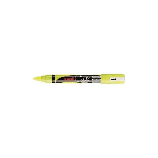 Marqueur Uni-ball UNI Marqueur Craie Chalk Marker Moyen-Marqueur-Uni-ball-Jaune Fluo-Papeterie du Dôme