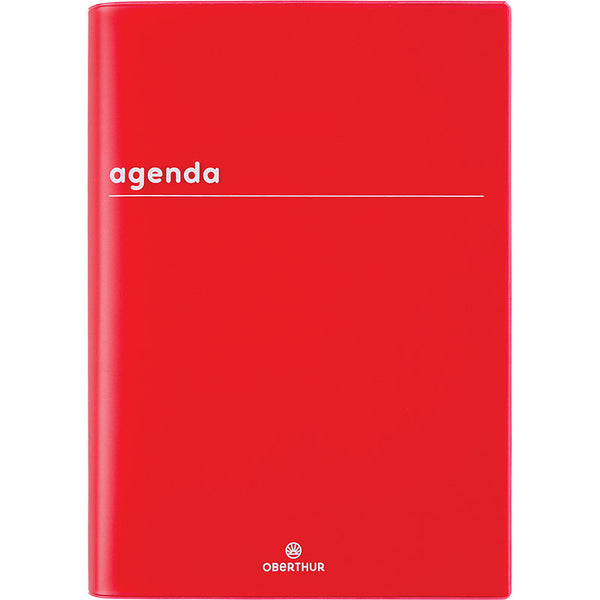 OBE Agenda Journalier Scolaire 15 Boreal-Agenda-Oberthur-2026-2027-Rouge-Papeterie du Dôme