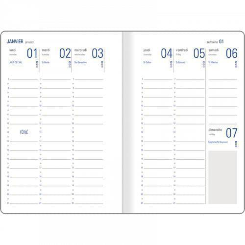 OBE Agenda Semainier Scolaire 15 Sakura-Agenda-Oberthur-Papeterie du Dôme
